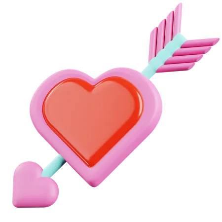 Cupid Arrow  3D Icon