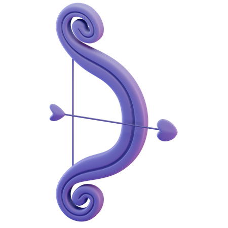 Cupid Arrow 3D Icon