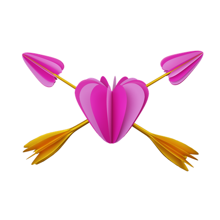 Cupid Arrow  3D Icon