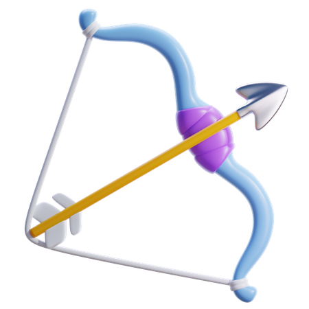 Cupid Arrow 3D Icon