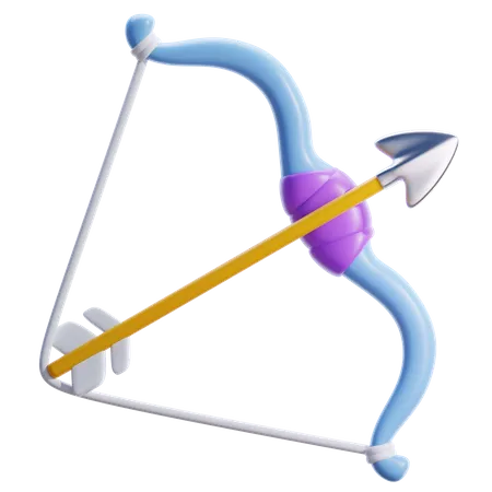 Cupid Arrow 3D Icon