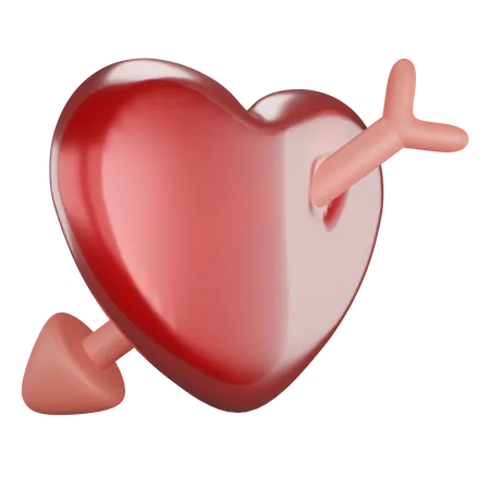 Heart Shot In Love 3D Icon
