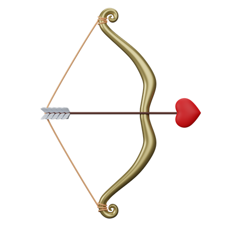 Cupid bow  3D Icon