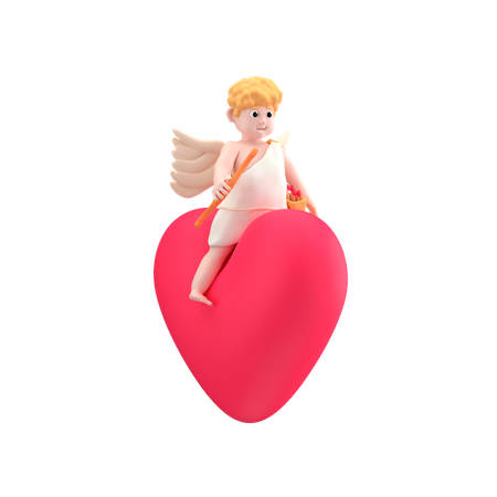 Cupid Boy  3D Icon