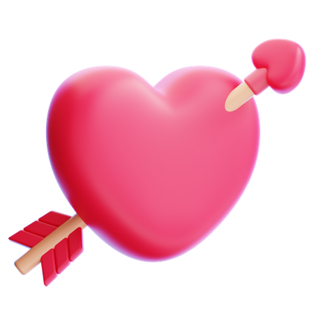 Cupid Heart  3D Icon