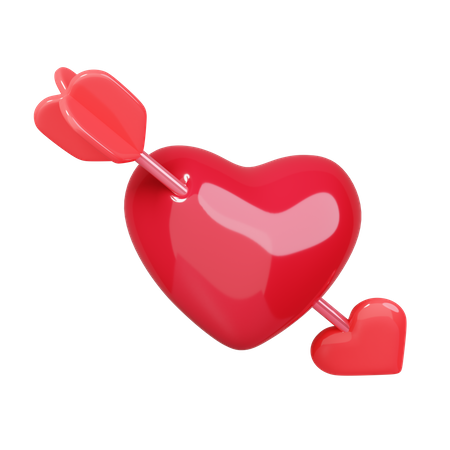 Cupid Heart  3D Icon