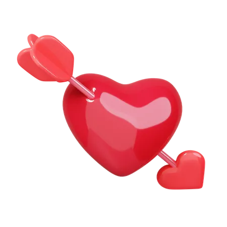 Cupid Heart  3D Icon