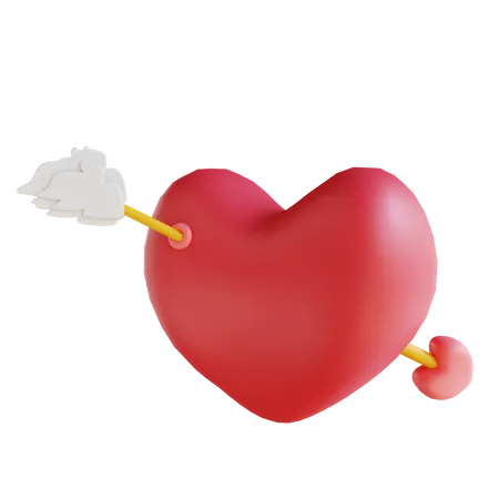 Cupid Heart  3D Icon