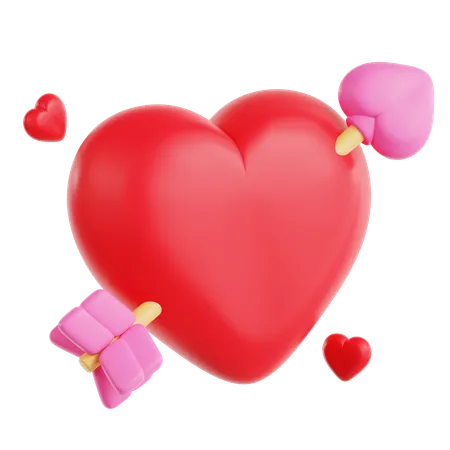 Cupid Heart  3D Icon