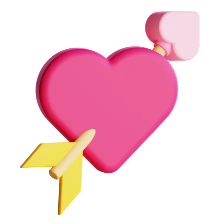 Cupid Heart  3D Icon