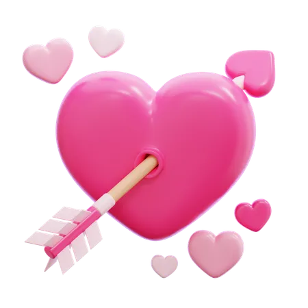 Cupid Heart  3D Icon