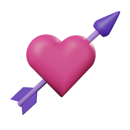 Cupid Heart  3D Icon