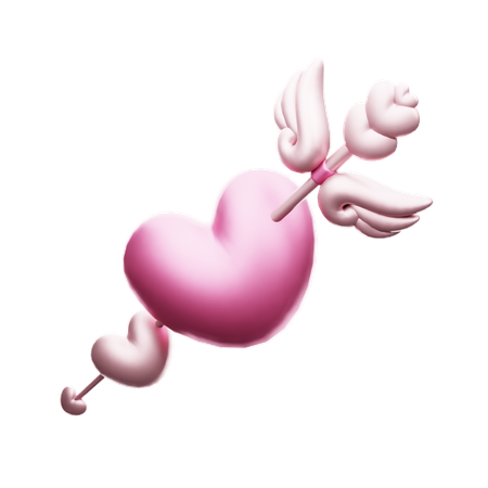 Cupid Heart  3D Icon