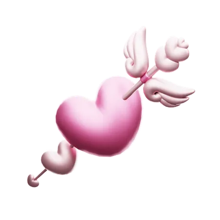 Cupid Heart  3D Icon