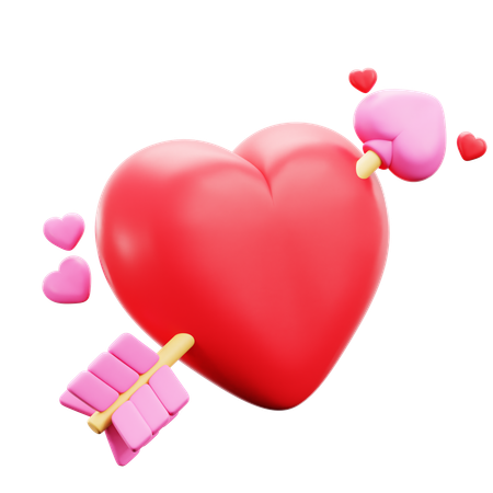 Cupid Heart  3D Icon