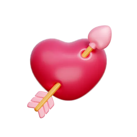 Cupid Heart  3D Icon