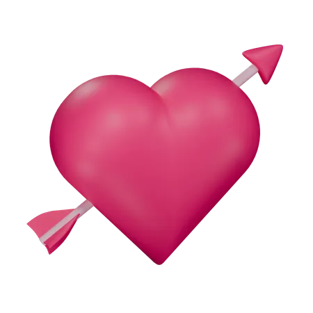 Cupid Heart  3D Icon