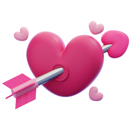 Cupid Hearth  3D Icon