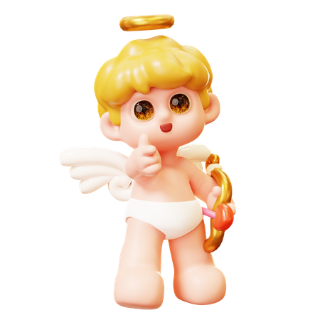 Cupid Pointing You  3D Icon