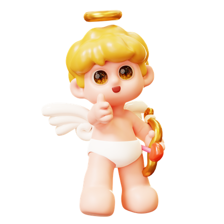 Cupid Pointing You  3D Icon