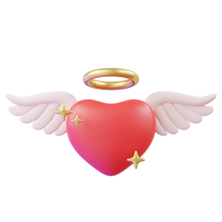 Cupid Wings  3D Icon