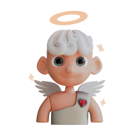 Ângulo do cupido amor  3D Icon