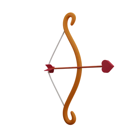 Flecha do cupido  3D Icon
