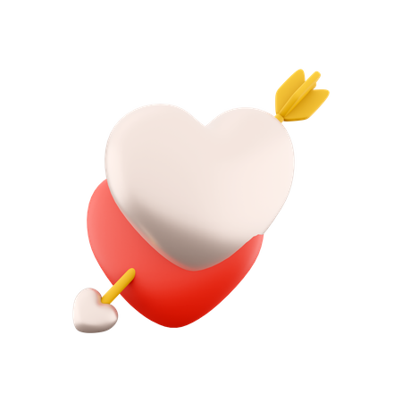 Flecha do cupido  3D Icon