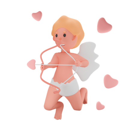 Cupidon  3D Illustration