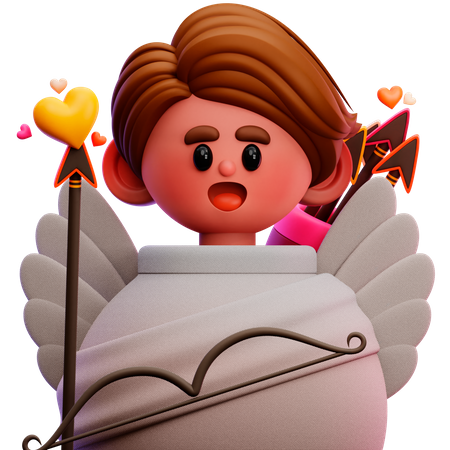 Cupidon  3D Icon