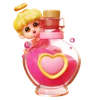 Cupidon avec potion d'amour