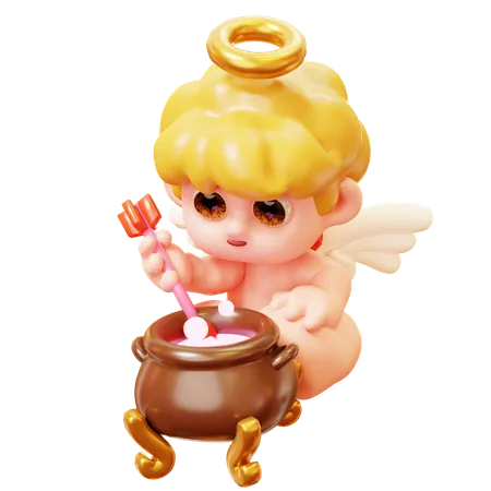 Potion d'amour brassée par Cupidon  3D Icon