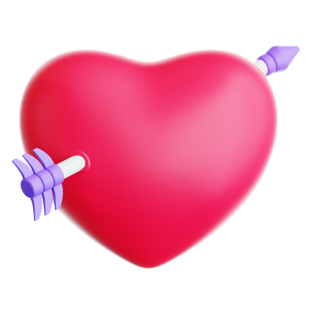 Coeur de Cupidon  3D Icon