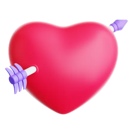 Coeur de Cupidon  3D Icon