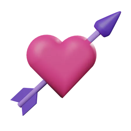 Coeur de Cupidon  3D Icon