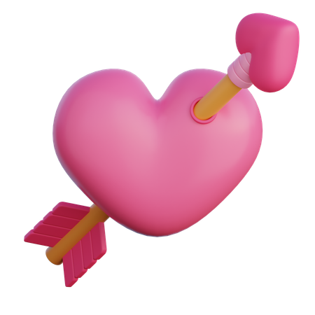 Coeur de Cupidon  3D Icon