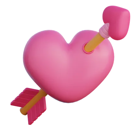 Coeur de Cupidon  3D Icon