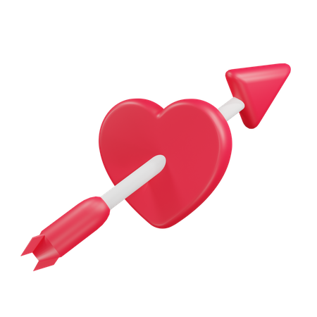 Coeur de Cupidon  3D Icon