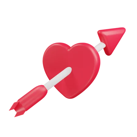 Coeur de Cupidon  3D Icon