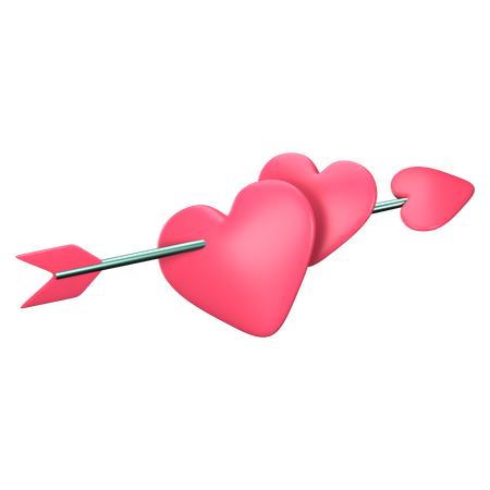 Coeurs de Cupidon  3D Icon