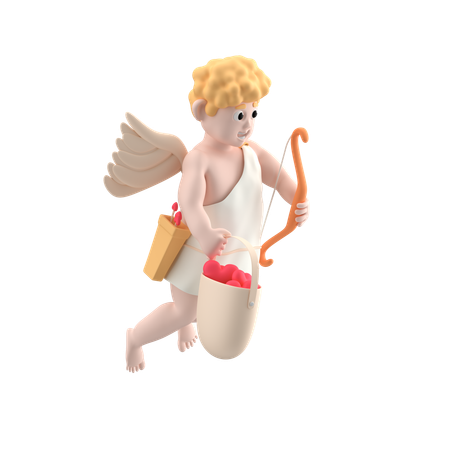 Garçon cupidon  3D Icon