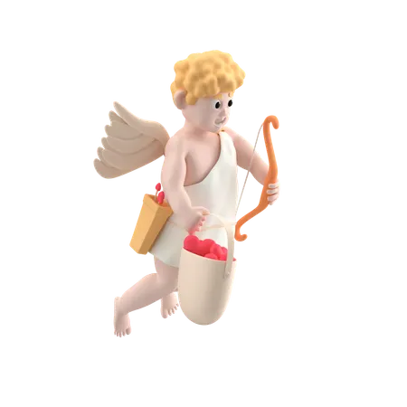 Garçon cupidon  3D Icon