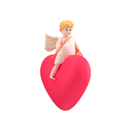 Garçon cupidon  3D Icon