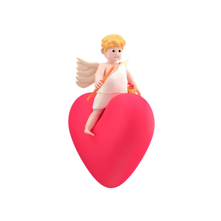 Garçon cupidon  3D Icon