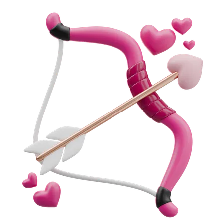 Flecha do cupido  3D Icon