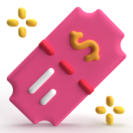 Cupom  3D Icon