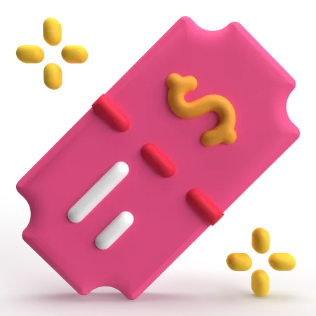 Cupom  3D Icon