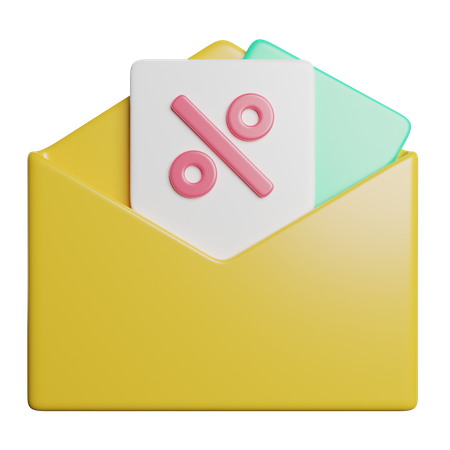 Cupom  3D Icon