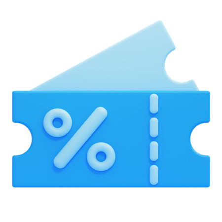 Cupom  3D Icon