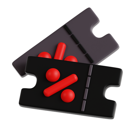 Cupom  3D Icon